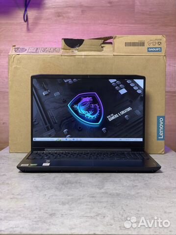 Игровой ноутбук lenovo i5-10300/16/1650TI/SSD