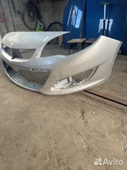 Передний бампер опель астра j