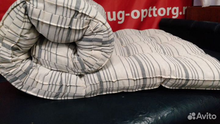 Ватные матрацы (рв-вата) чехол тик матрацный х/б