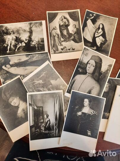 Набор фотооткрыток Дрезденская галлерея 1955г