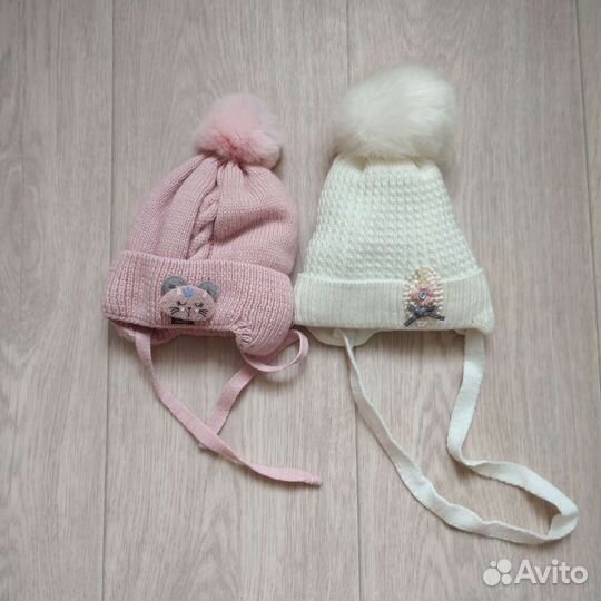 Шапки для новорожденного зима