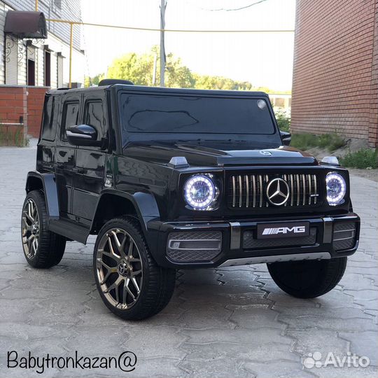 Детский электромобиль мерседес G63 999 черный