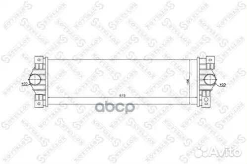 Интеркулер ssangyong actyon/kyron 2.0-2.7XDI 05