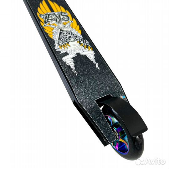 Самокат трюковый zevs Black Pantera