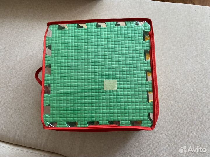 Детский коврик-пазл в упаковке 12 штук