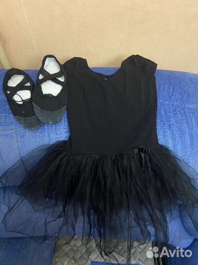 Купальник для танцев черный