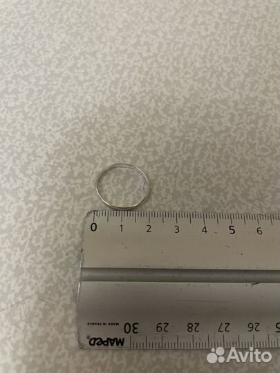 Кольцо серебро 17 размер