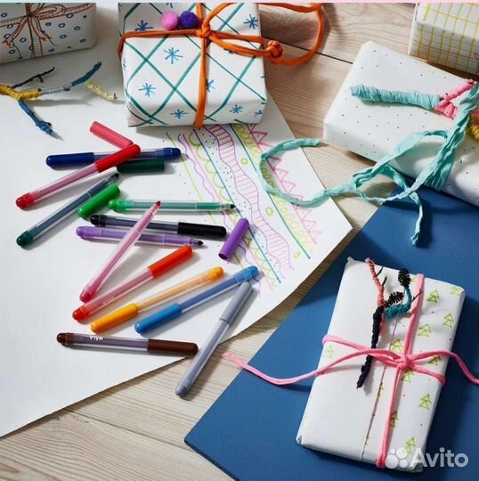 Фломастеры mala/мола IKEA, новые