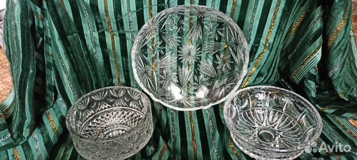 Вазы хрустальные