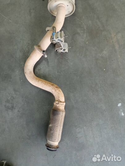 Банка глушителя средняя Peugeot 308 T7 4A