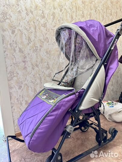 Санки коляска nika kids