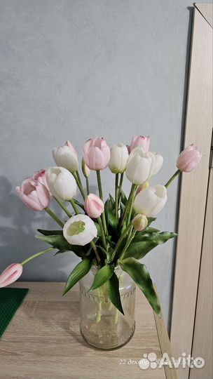 Искусственные тюльпаны