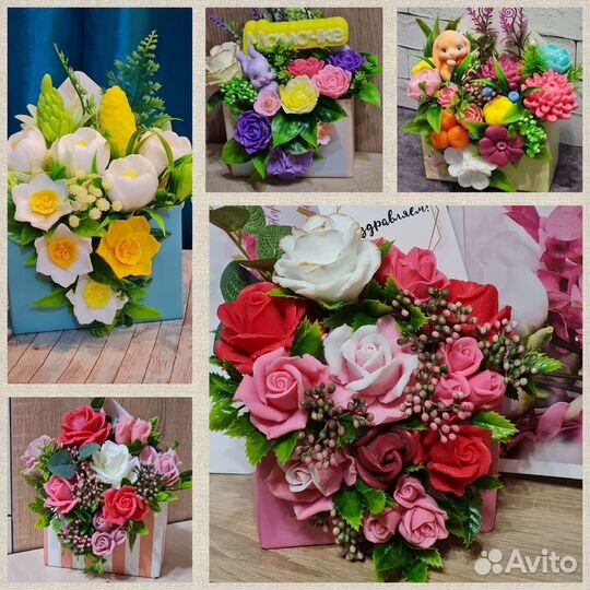 Букет из мыла