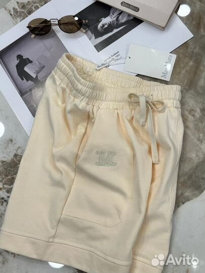 Шорты Max Mara премиум женские цвет ваниль