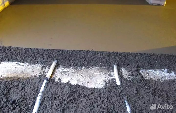 Стяжка пола ровный пол за день