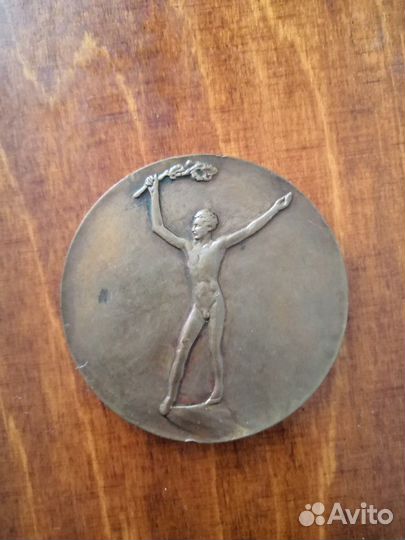 Медаль настольная профсоюза чехословакии