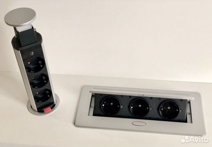 Выдвижные розетки врезные удлинители
