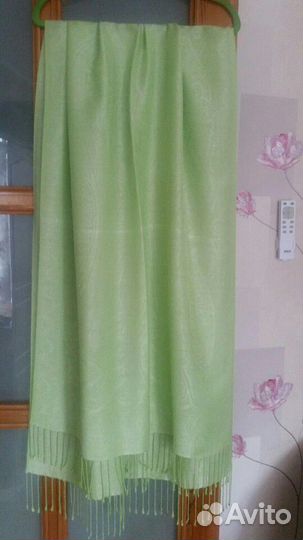 Палантин, шарф, пашмина 70, шелк 30