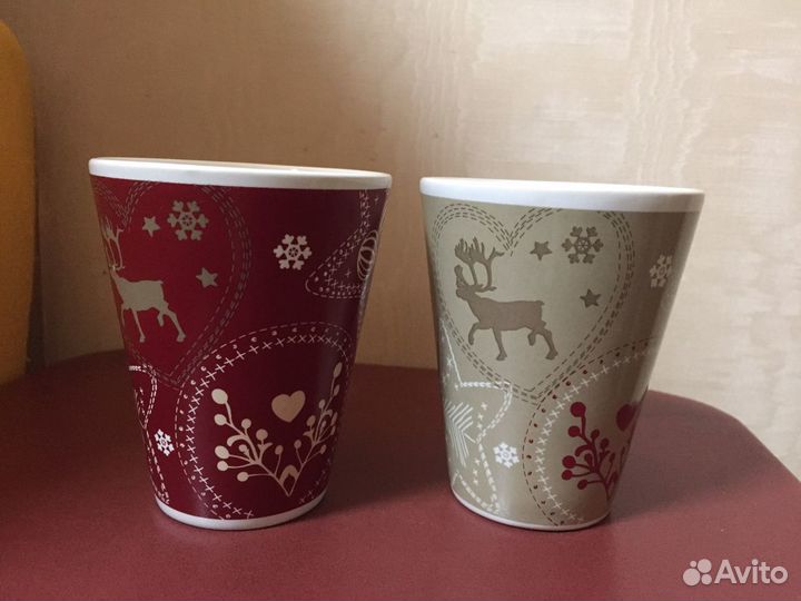 Набор кружек с новогодним рисунком