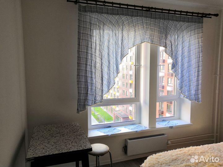 Шторы кухонные лен