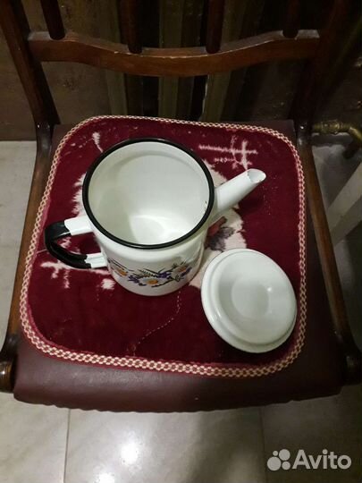 Чайник эмалированный новый