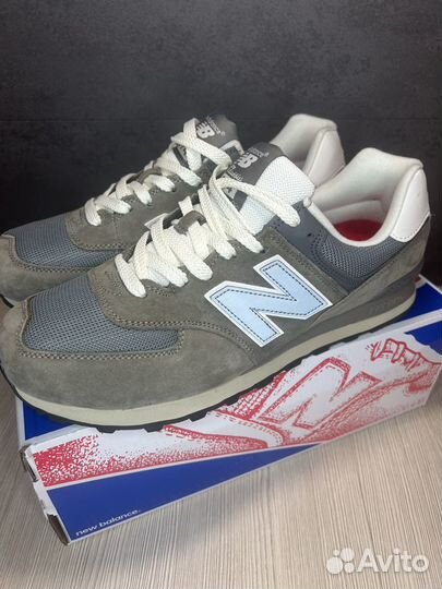 Кроссовки мужские new balance 574 khaki grey 41-46