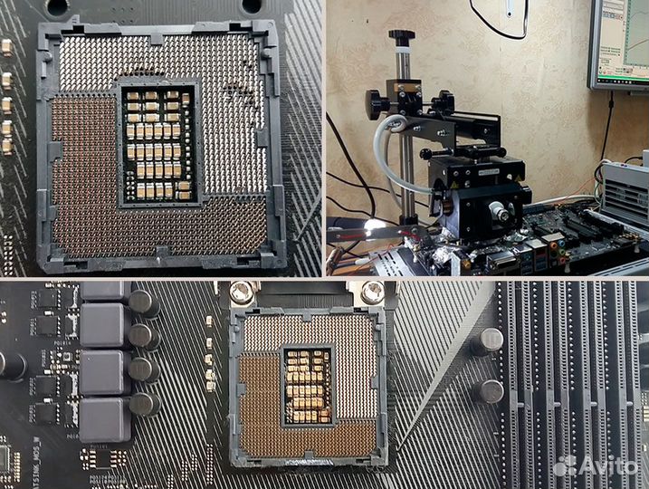 Ремонт Замена Сокета 115x 2011 1200 AM4 1700 AM5