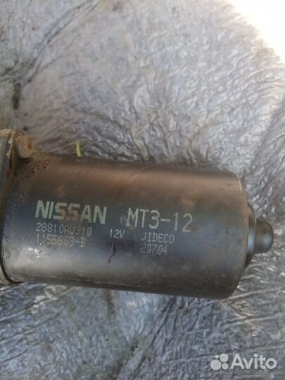 Моторчик дворников передний Nissan Primera Р12