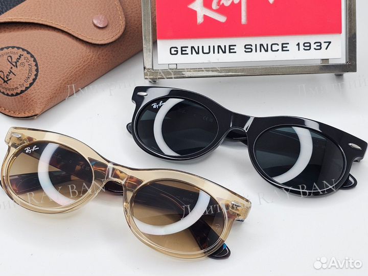 Очки Ray Ban 2242 Wayfarer Way Oval Black Стекло