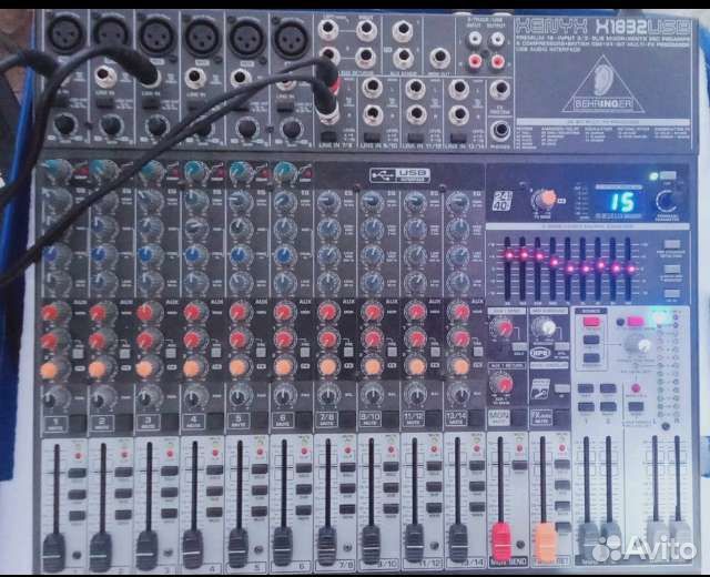 Микшерный пульт behringer xenyx x1832 usb