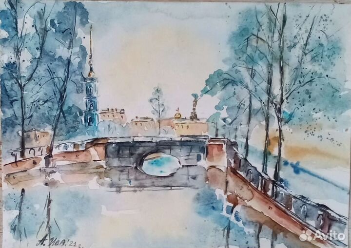 Картины акварелью 