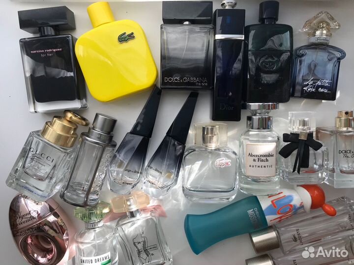 Пустые флаконы от парфюма оригиналы