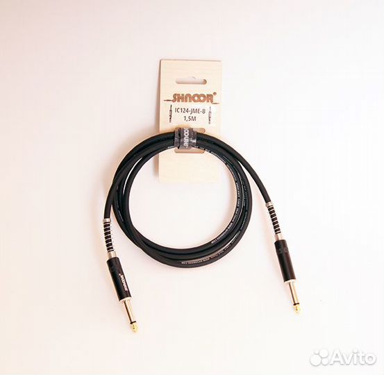 Кабель инструментальный Shnoor IC124-JMe-B-1,5m