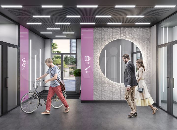 2-к. квартира, 56,7 м², 22/24 эт.