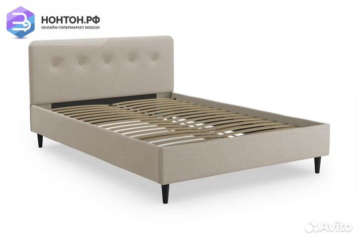 Кровать Милена бежевая