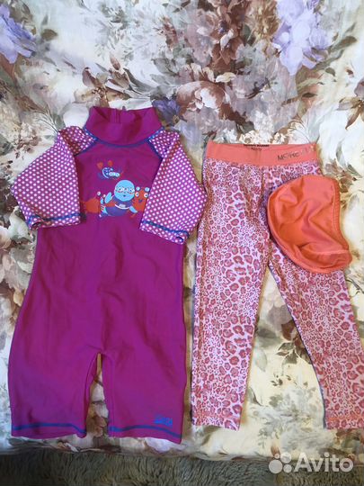 Купальные гидрокостюмы zoggs с уф защитой на 2-4 г