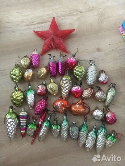 Елочные игрушки СССР