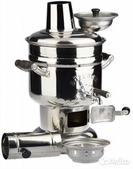 Самовар на углях и шишках 4,5 л