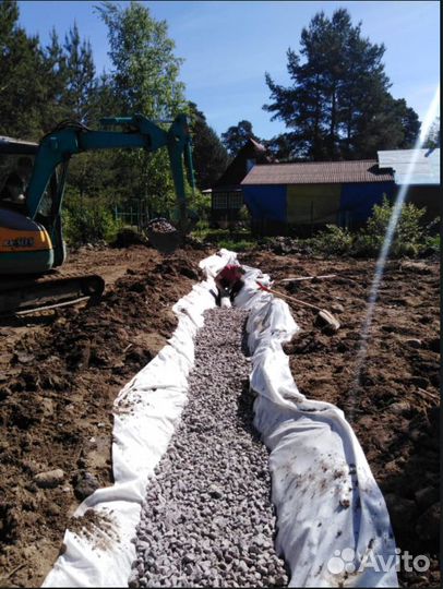 Расчистка участков. Дренаж. Демонтаж