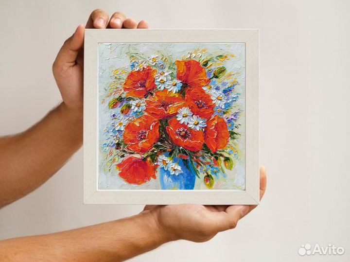 Картина с цветами 