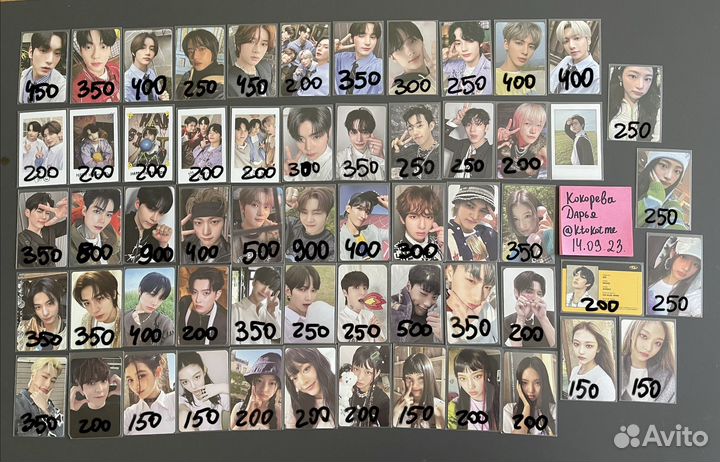 Официальные карты kpop