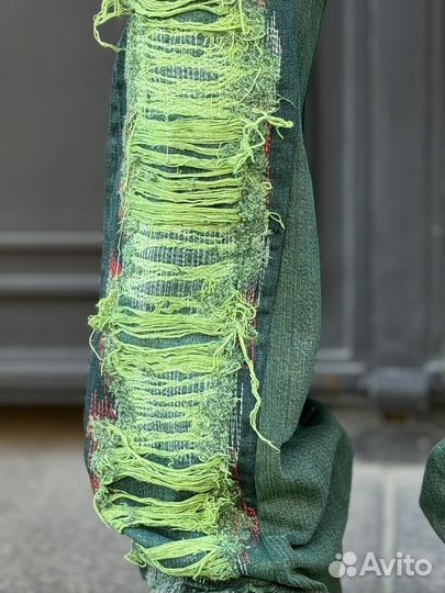 Джинсы клеш апсайкл