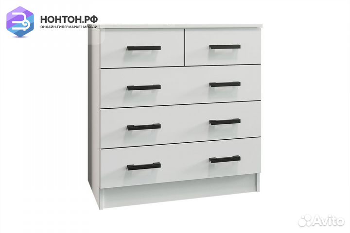 Комод К800-3/2 белый гладкий