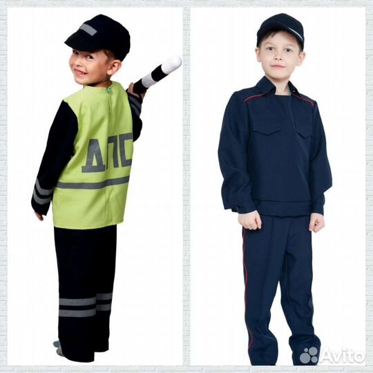 Костюм-Солдат Моряк Слон Танкист Волк Бельченок