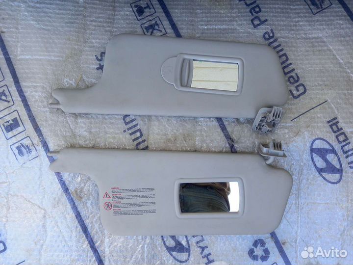 Рено сценик 2- солнцезащитные козырьки