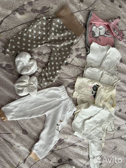 Детские вещи пакетом на девочку 56