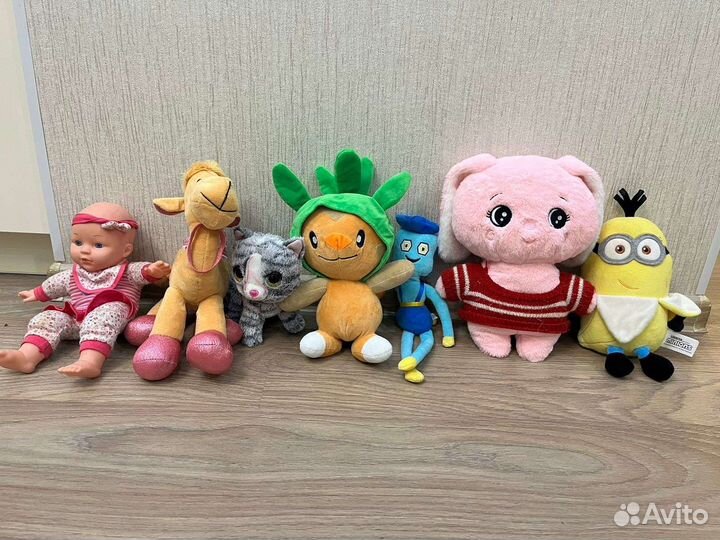 Мягкие игрушки пакетом
