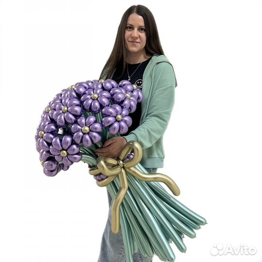 Цветы из шариков, букеты,крафт букеты