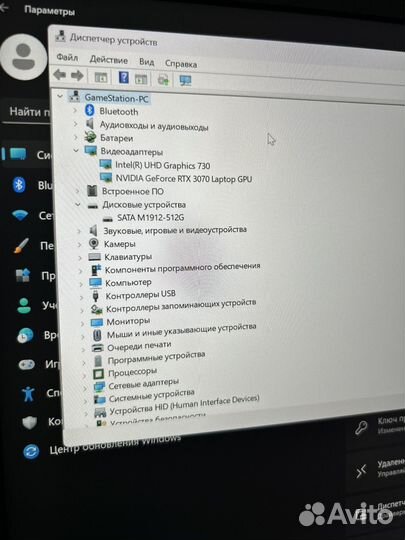 Игровой ноутбук 2k/i5-11400/RTX3070 8GB 240GHz