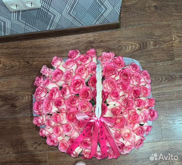 Розы букет цветов
